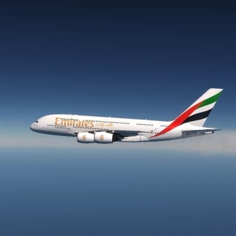 Flugzeug der Emirates