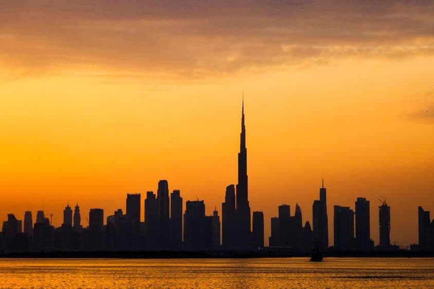 Sonnenuntergang in Dubai