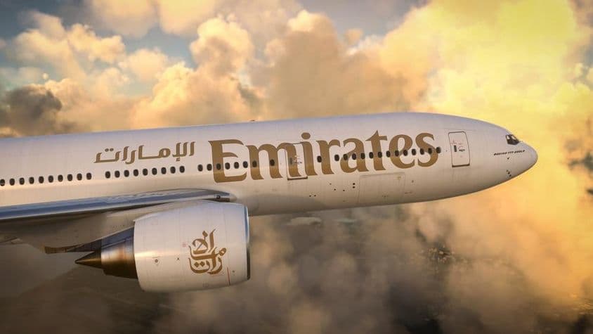 Emirates Flugzeug