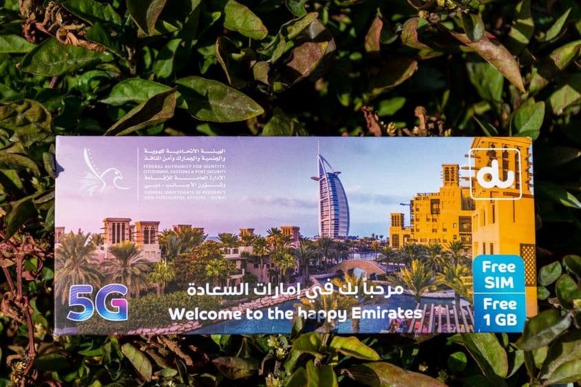 Dubai Touristen-SIM-Kartenpaket.