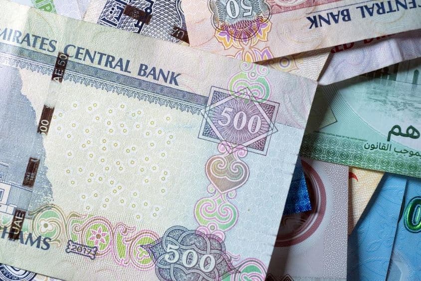 VAE 500 Dirham Banknote.