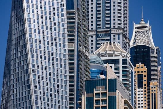 Dubais Wolkenkratzer.