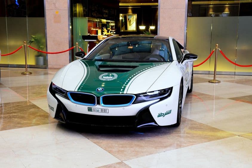 Dubai BMW Polizeiauto.