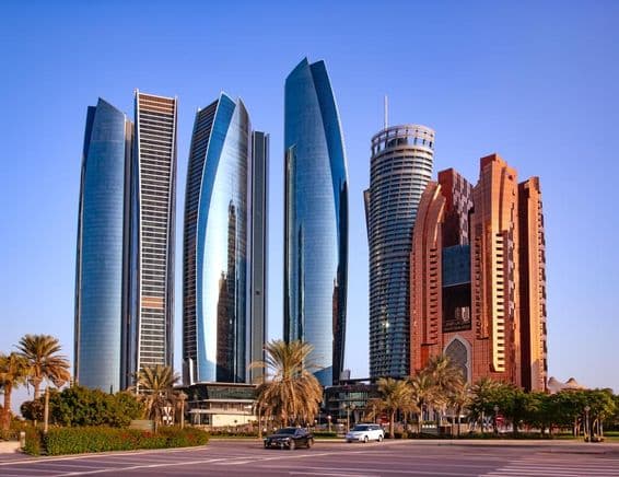 Abu Dhabi Wolkenkratzer.