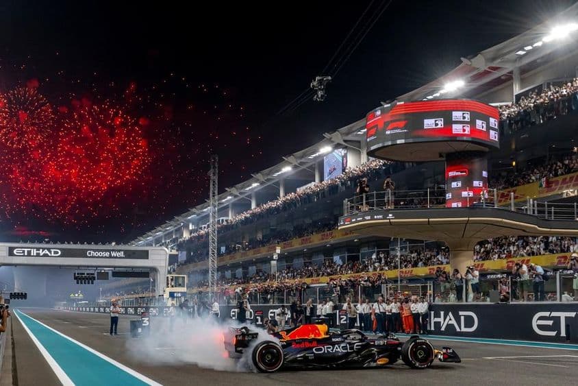 Abu Dhabi Yas Marina Circuit Formel 1 Rennstrecke.