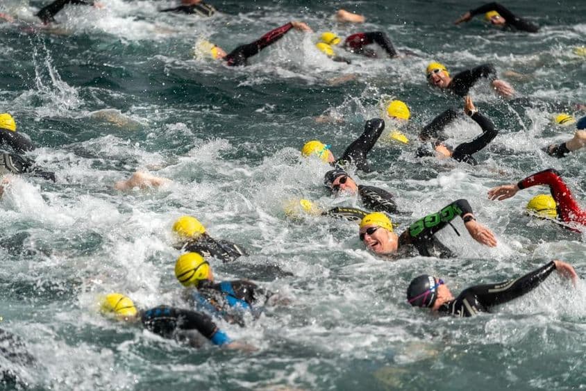 Triathlon Schwimmen.