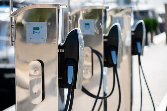 EV-Autoladegeräte.