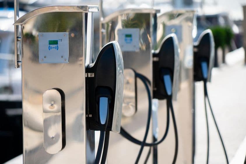 EV-Autoladegeräte.
