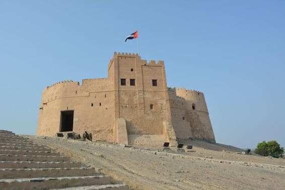 Panorama des Forts von Fujairah.