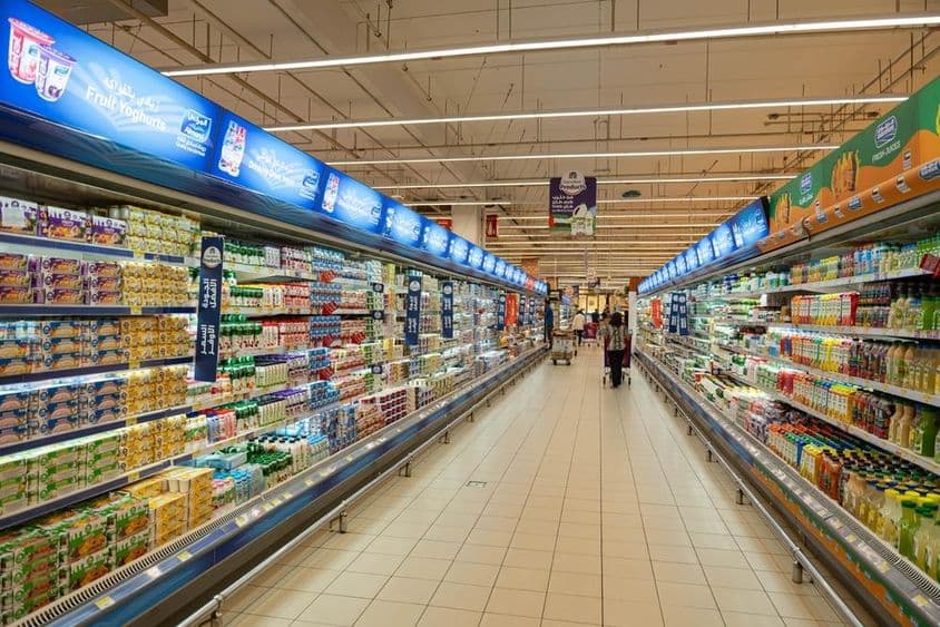 In einem Geschäft in Dubai.