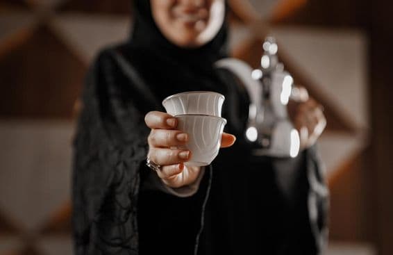 Traditioneller arabischer Kaffee.