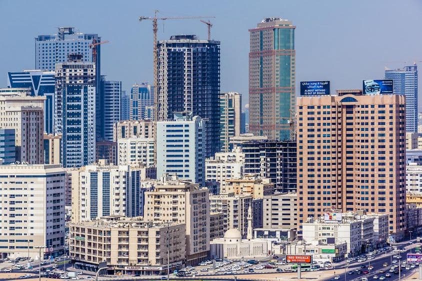 Schardscha - die drittgrößte und bevölkerungsreichste Stadt der Vereinigten Arabischen Emirate.
