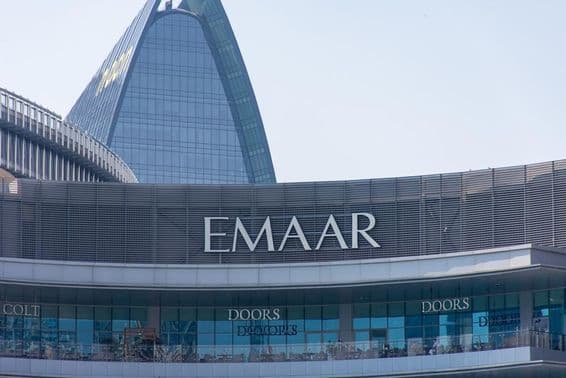 Emaar Properties, das berühmte Immobilienunternehmen-Logo der Vereinigten Arabischen Emirate.