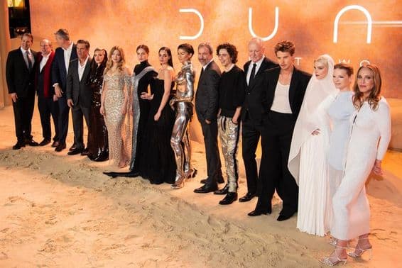 Weltpremiere von Dune: Teil Zwei am Leicester Square.