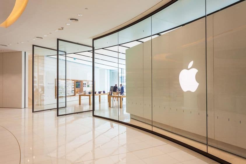 Apple Store im Dubai Mall, Vereinigte Arabische Emirate.