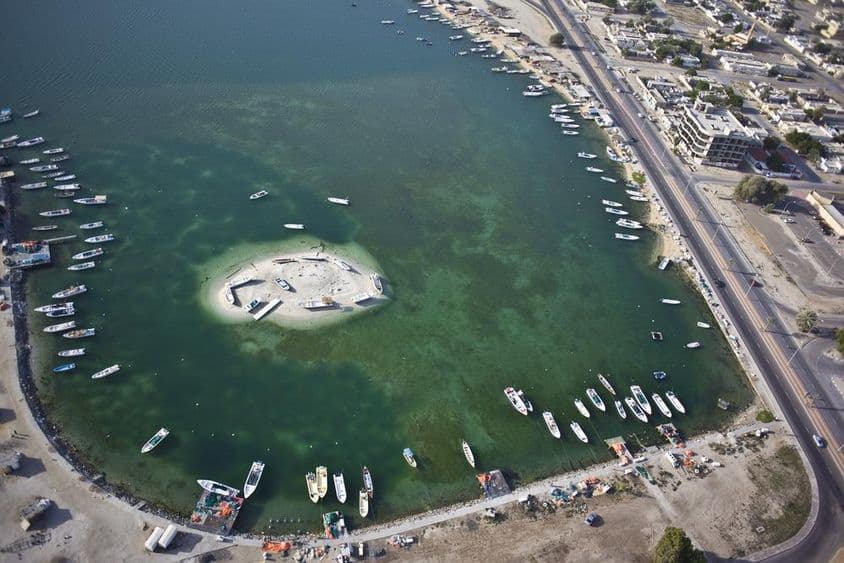 Fischer in Umm Al Quwain auf dem Weg zum Mittagessen.