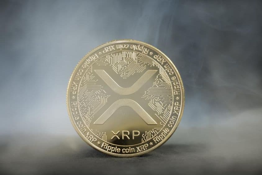XRP Ripple-Münze.