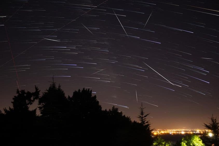 Sterne der Milchstraße, Meteorschauer.