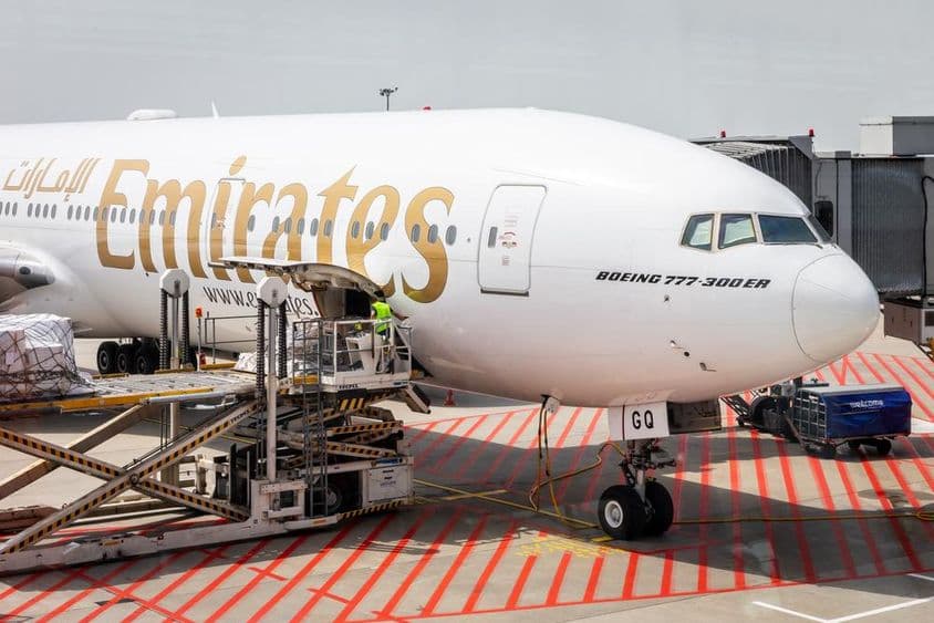 Boeing 777-300 ER Emirates Airlines.