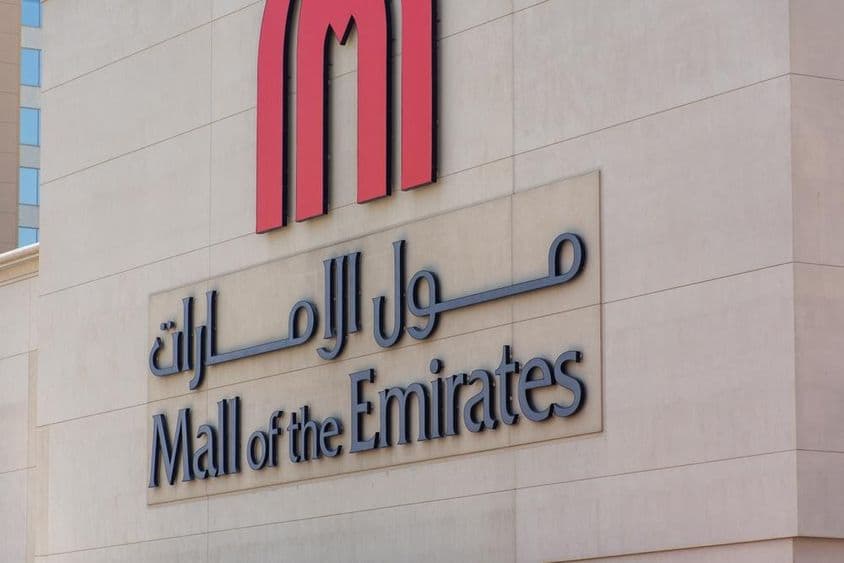 Mall of the Emirates in Dubai.