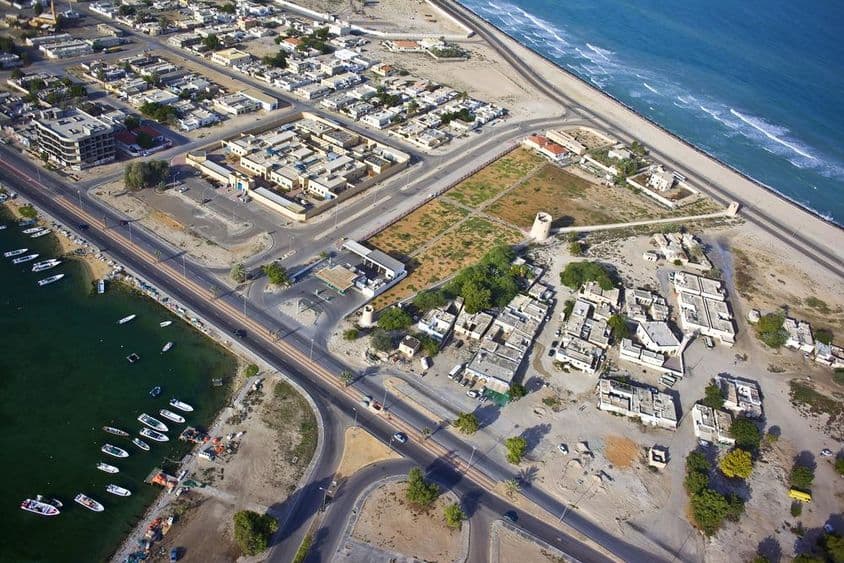 Luftaufnahme von Umm Al Quwain.