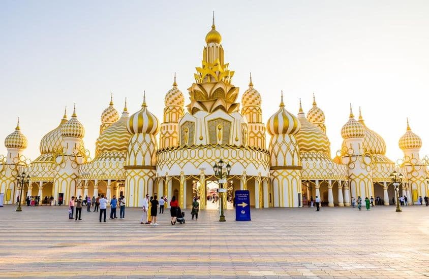 Global Village Dubai, Gebäude im russischen Stil.