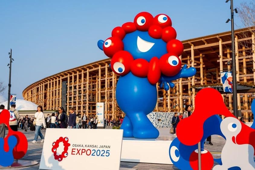 MYAKU-MYAKU, das offizielle Maskottchen der Expo 2025 Osaka-Kansai.