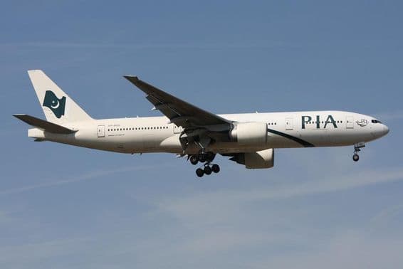 PIA Pakistan International Airlines Boeing 777-200 mit Registrierung AP-BGL.