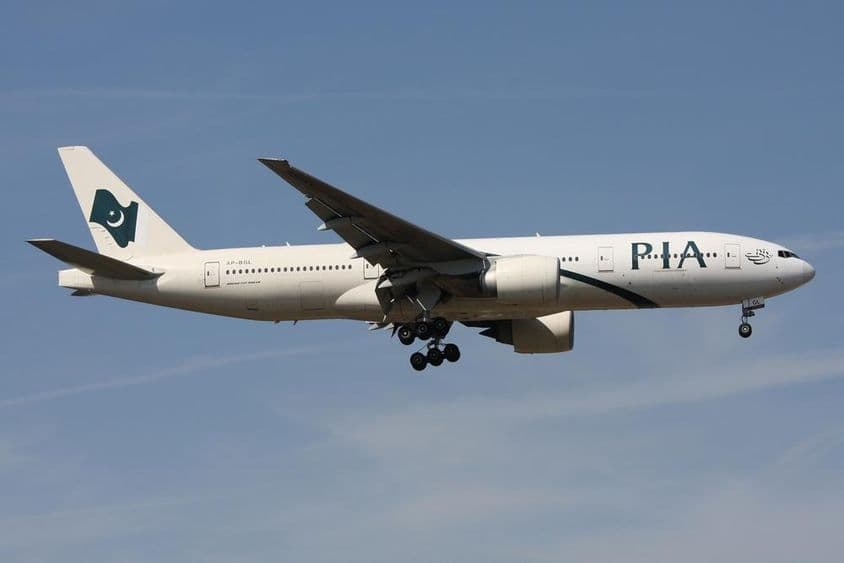 PIA Pakistan International Airlines Boeing 777-200 mit Registrierung AP-BGL.