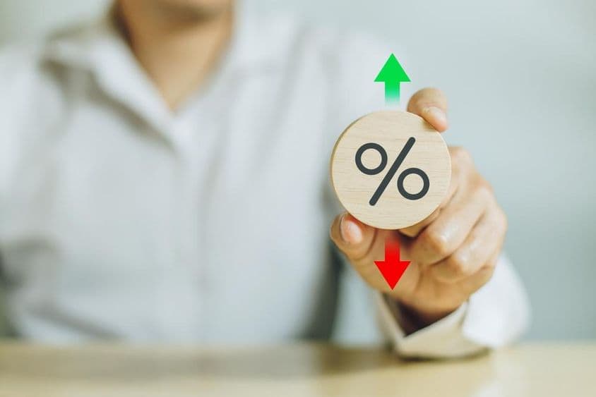 BIP-Prozentuale Änderung handgezeichnete Baum-Prozentsätze.