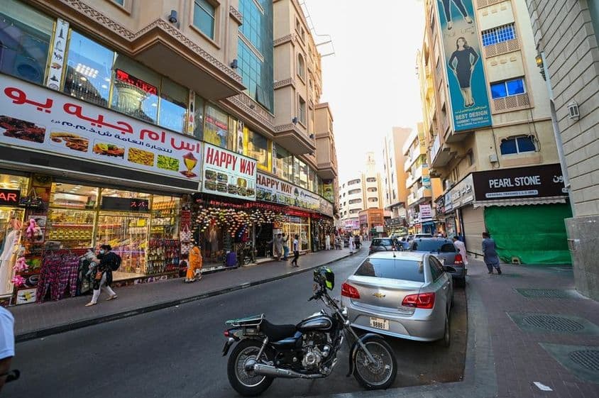 Alte Straßen in Bur Dubai.