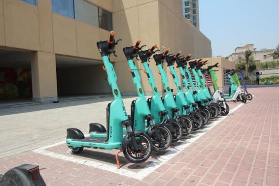 Das Careem BIKE ist für schnelle Fahrten nutzbar.