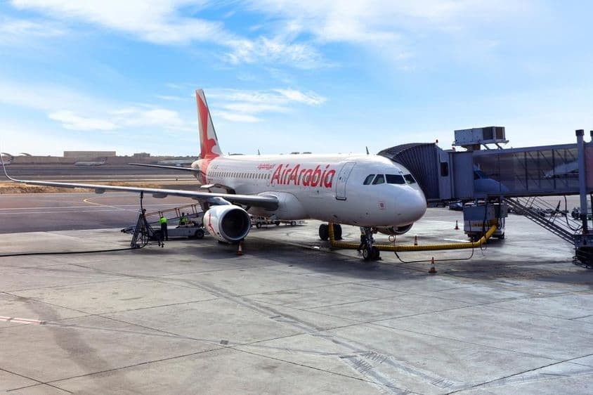 Oman Air Arabia A6-AUB Flugzeug, Airbus A320.