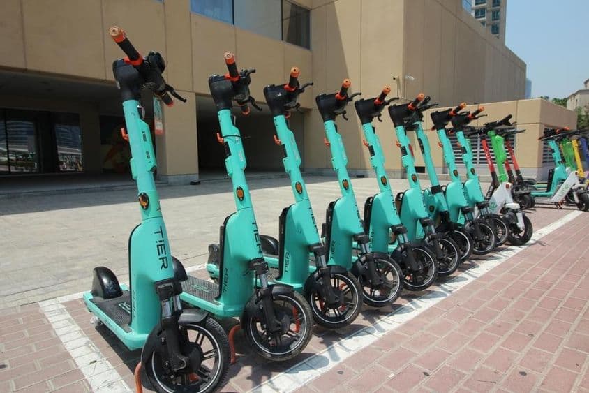 RTA E-Scooter-Miete in Dubai. Das Careem BIKE.