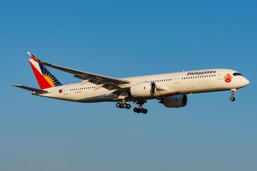 Philippine Airlines Airbus A350-900 Flugzeug.