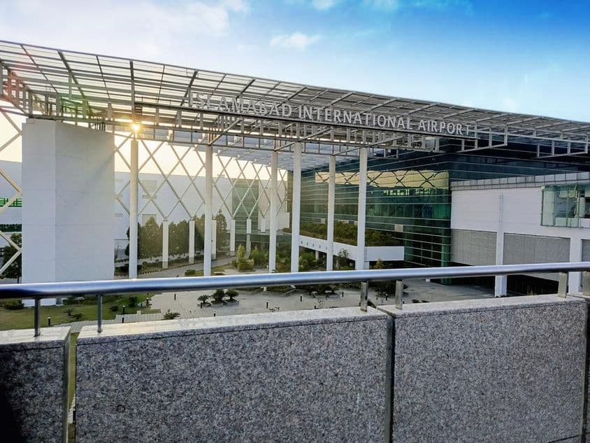 Islamabader Internationaler Flughafen in Pakistan.