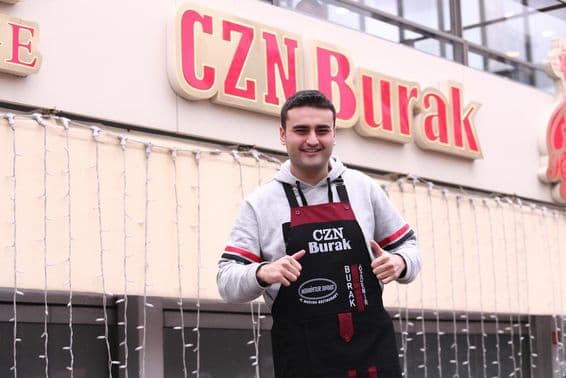 Porträt des berühmten türkischen Kochs, CZN Burak Özdemir.