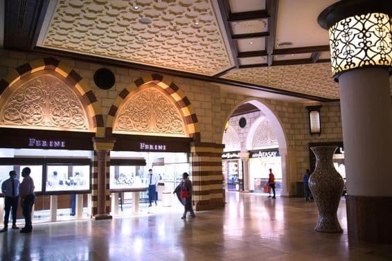 Dubai Mall Einkaufszentrum, das größte Einkaufszentrum der Welt.