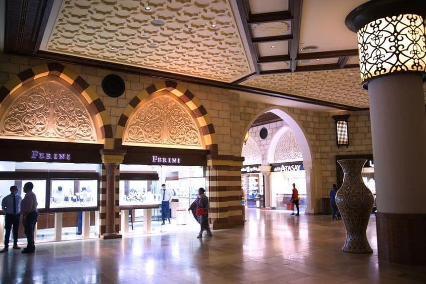 Dubai Mall Einkaufszentrum, das größte Einkaufszentrum der Welt.