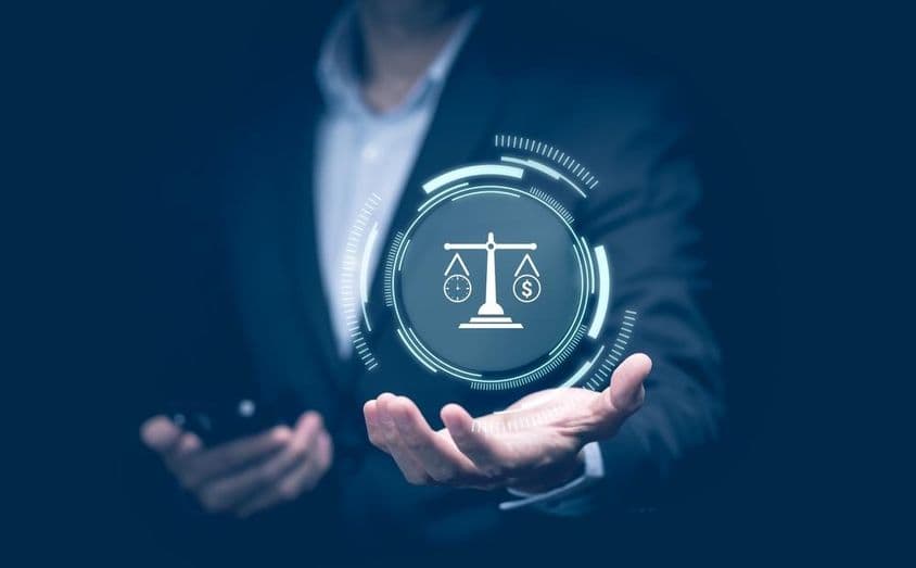 Anwalt und künstliche Intelligenz.