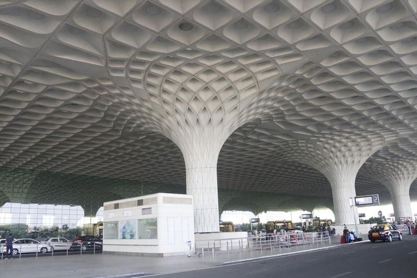 Außenansicht des Mumbai International Airport.