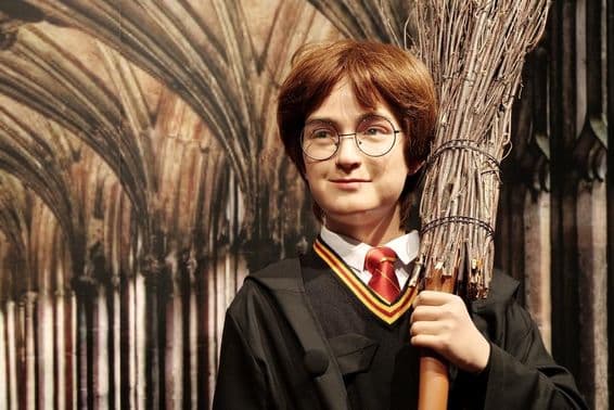 Wachsfigur von Harry Potter.