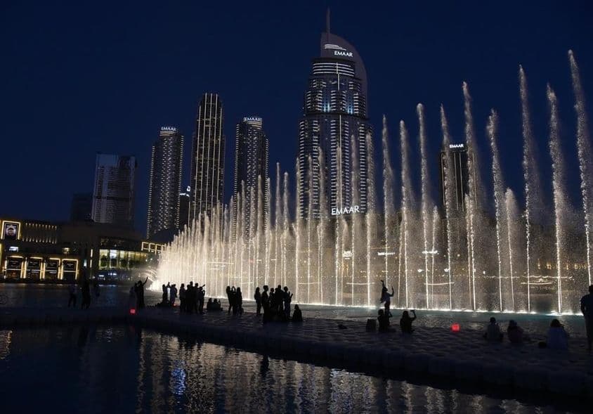 Verzaubernde Wasser-, Musik- und Lichtshow im Herzen von Dubai.