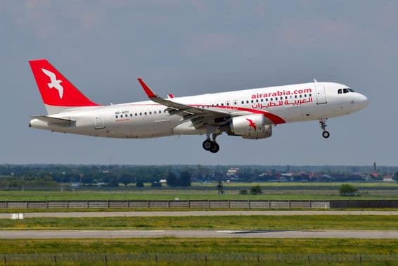 Air Arabia Airbus A320-200 A6-AOO Flugzeug.
