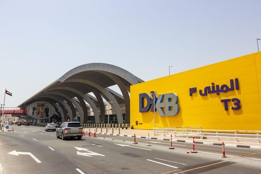 Terminal 3 des Flughafens Dubai International (DXB).