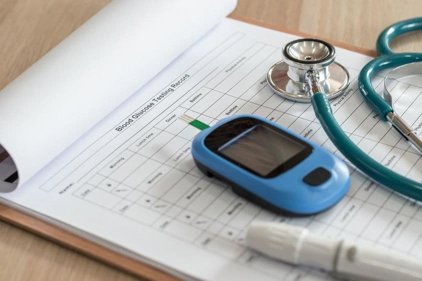 Diabetes, Glukosetest-Protokoll.