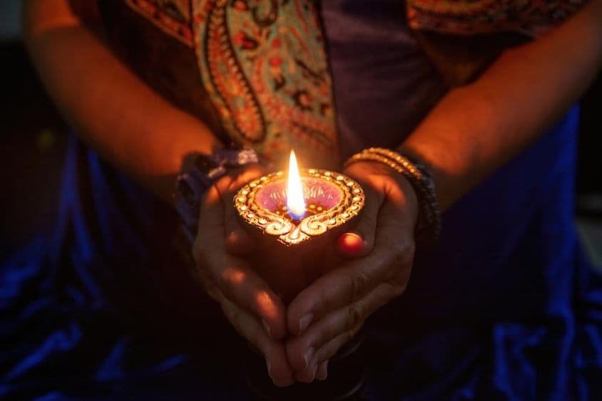 Diwali, Deepavali Hindu-Fest, Festival des Lichts.