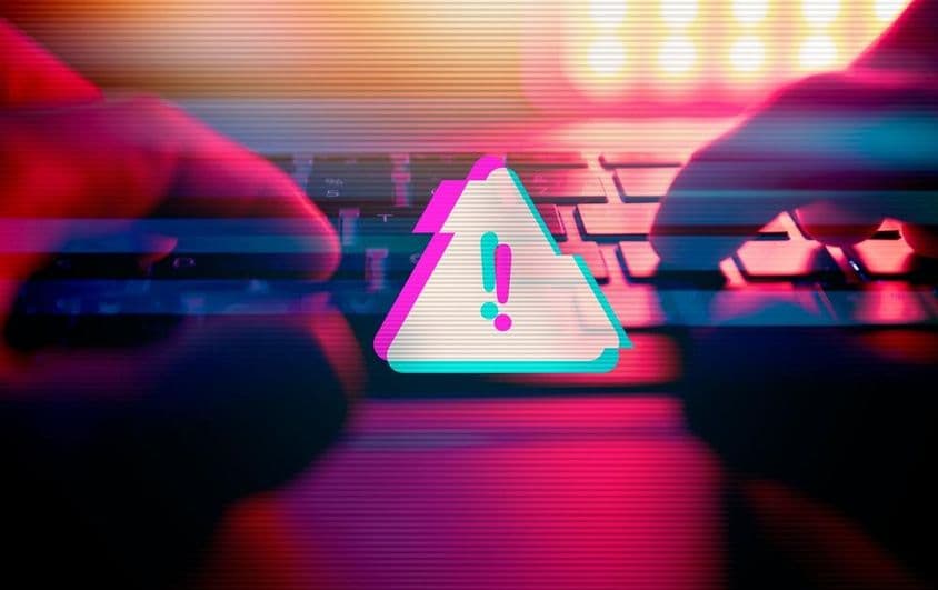 Malware-Angriff, Virenwarnung.