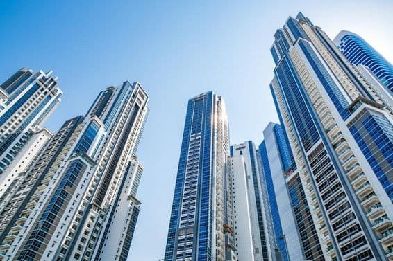 Dubai, Vereinigte Arabische Emirate, Executive Towers.