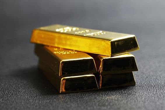 999,9 reines Goldbarren.